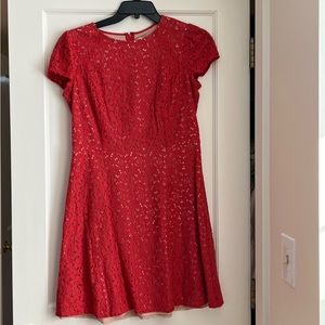 Ann taylor size 10 red dress